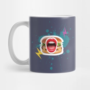 Hamburger lips Mug